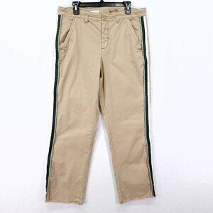 Pilcro Anthropologie The Easton Chinos Pants Size 31 Khakis Side Strip Contrast